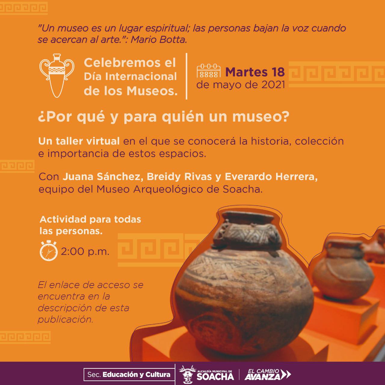 Talleres virtuales en el Museo