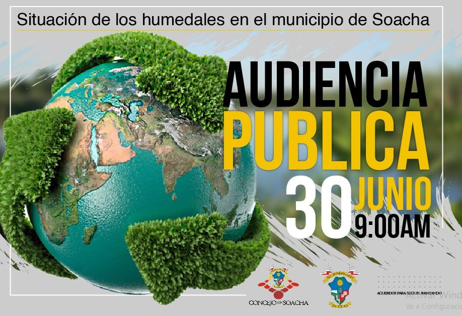 Audiencia pública sobre humedales en Suacha.