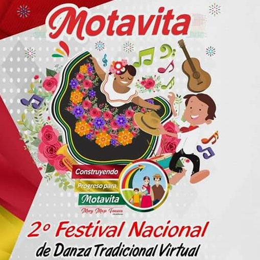 Representación infantil suachuna en Festival Nacional de Danza en Boyacá.