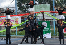 Xue- Cha espectáculo de acrobacia suachuno ganador en IDECUT.