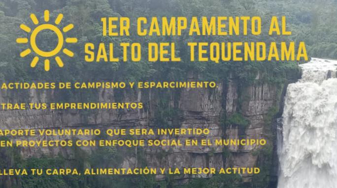 Primer campamento al Salto del Tequendama en Suacha.