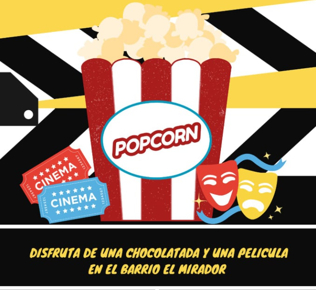 Noche de película en la veredita.