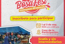 Bosa fest: gran feria de ventas informales en Bogotá.