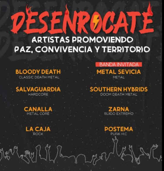 Festival Desenrocate, una propuesta cultural en pro de la paz, convivencia y el territorio en Suacha.