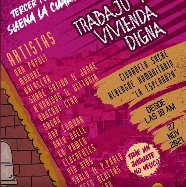 Tercer Festival Suena la Cuarta en Suacha.