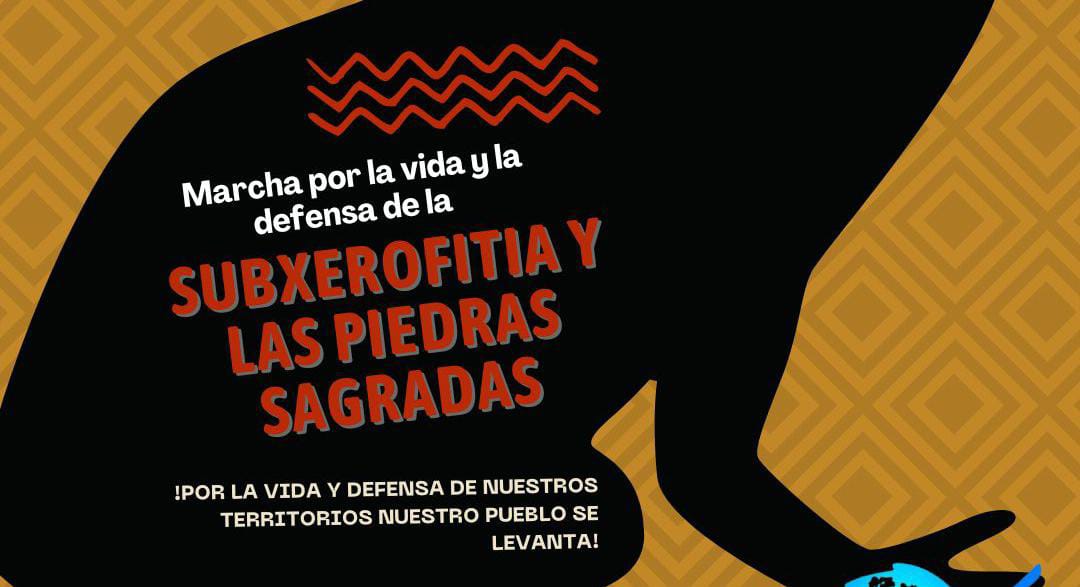 Marcha por la defensa de las montañas este domingo en Suacha.