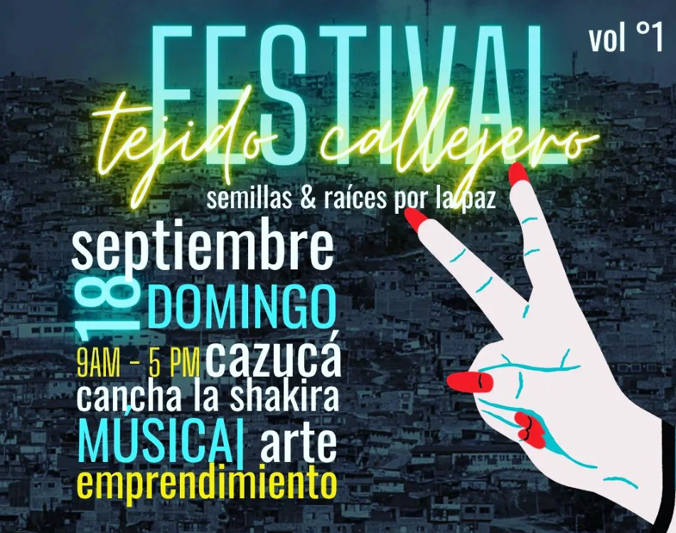 Festival de Tejido Callejero en Cazucá.