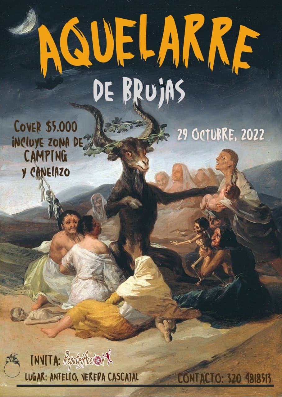 Campamento de brujas en Suacha.