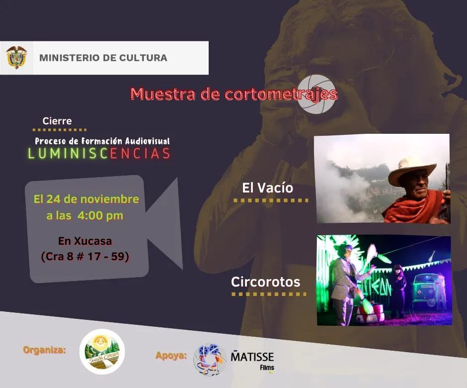 Luminiscencias: cortometrajes de suacha para el mundo.