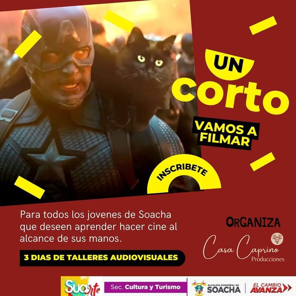 Taller de cortometraje gratis en Suacha.