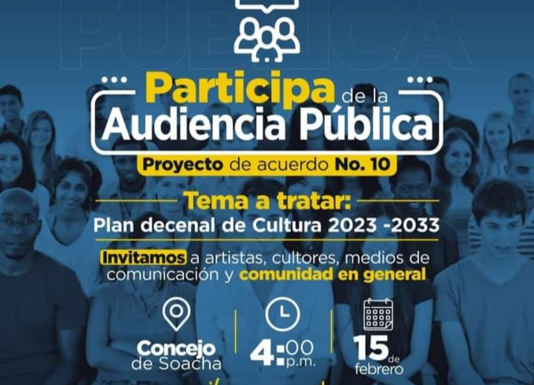 Plan decenal de cultura de Soacha 2023 – 2033