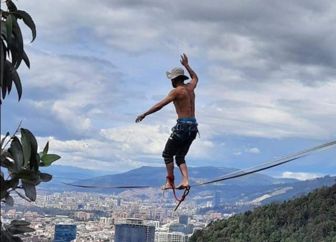 Taller de slackline en suacha.