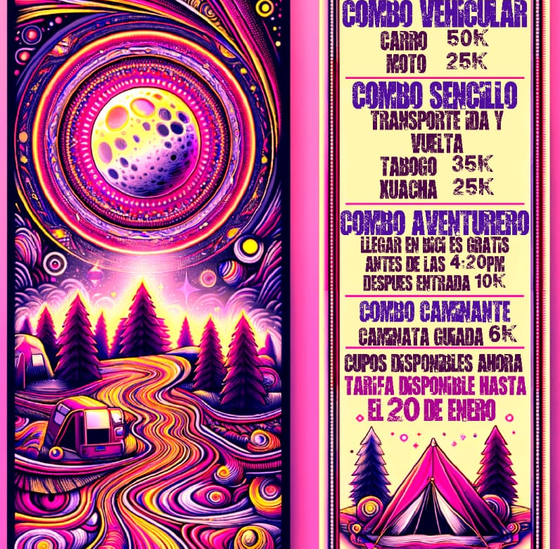 Energía lunar hasta el amanecer en Suacha