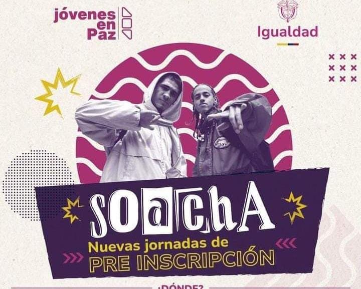 Abiertas pre-inscripciones para Jóvenes en Paz Soacha.