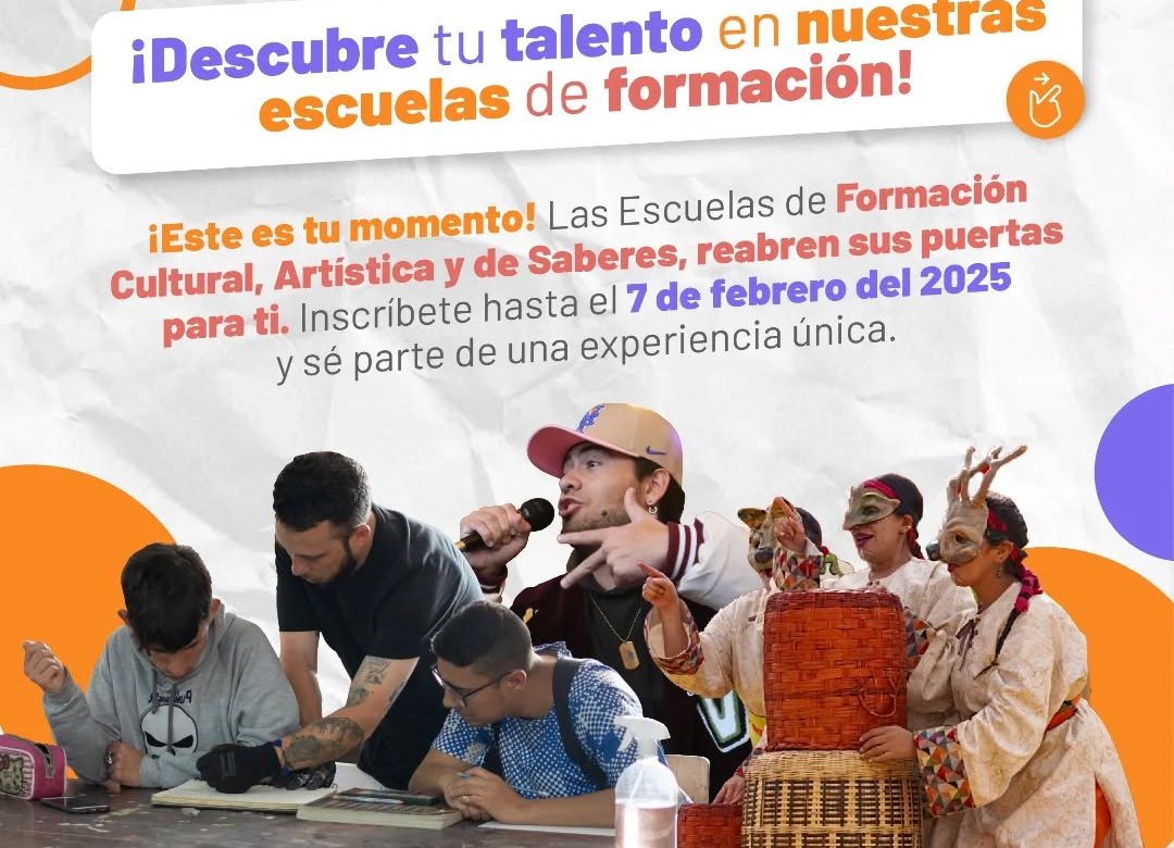 Inscripciones abiertas para las Escuelas de Formación Artística Cultural y de Saberes en Suacha.